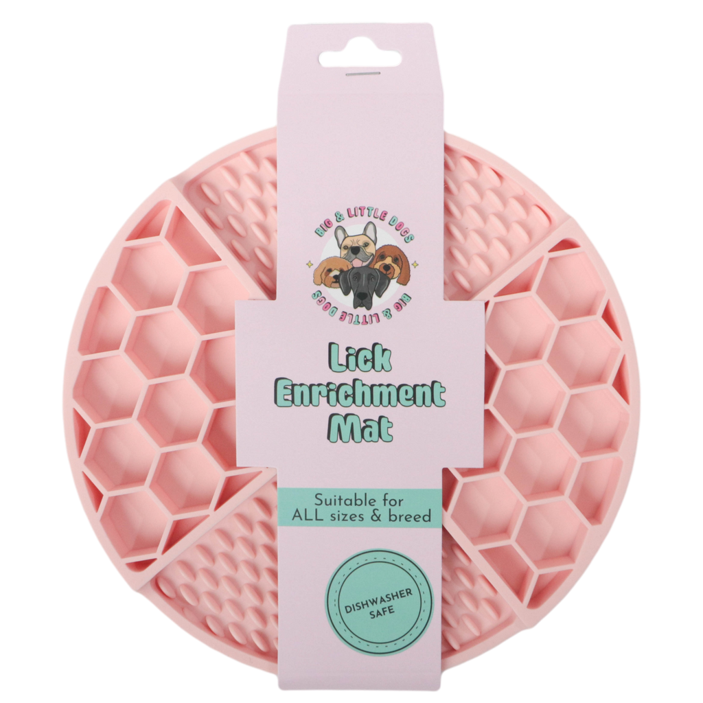 Lick Enrichment Mat: Pink