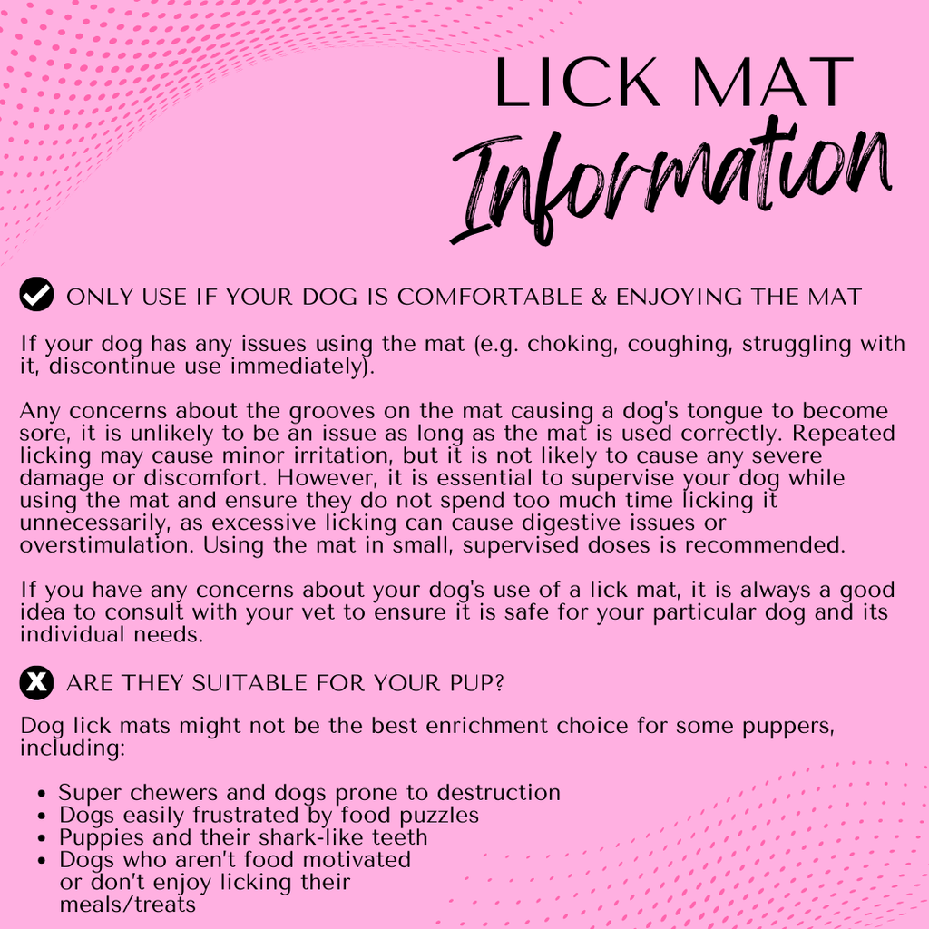Lick Enrichment Mat: Lilac