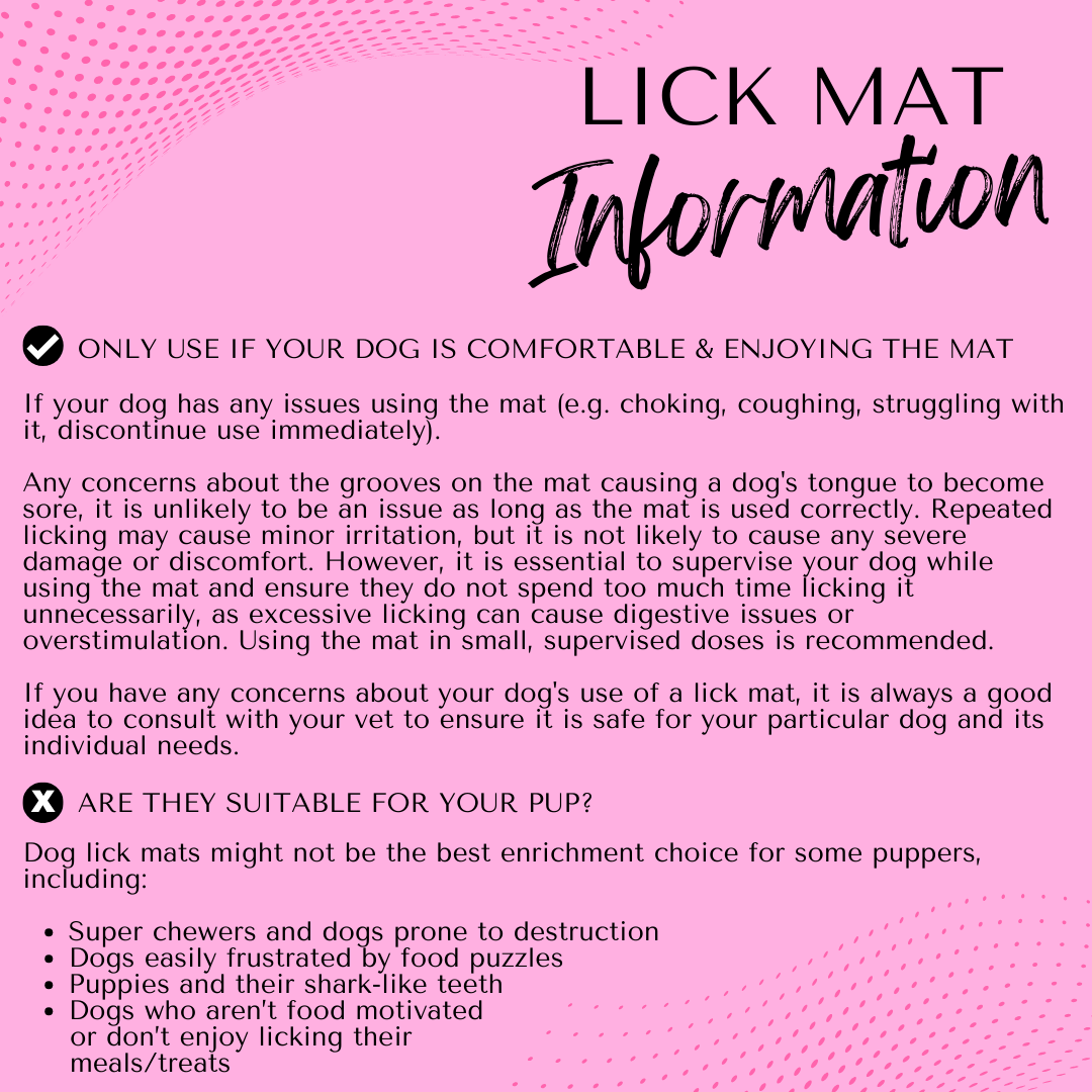 Lick Enrichment Mat: Lilac