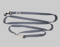 Hands Free Woven Leash - Grey