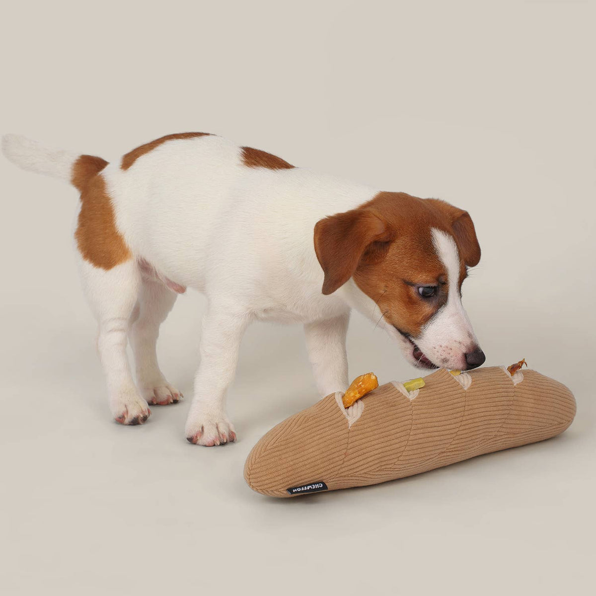 CHEWFFON Interactive Enrichment Baguette Dog Toy
