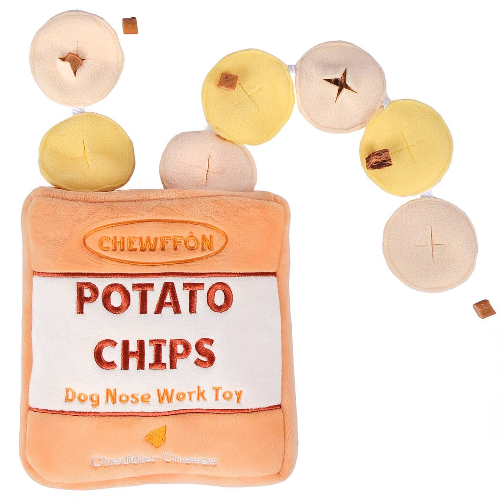 Rustle Potato Chips Dog Snuffle Toy