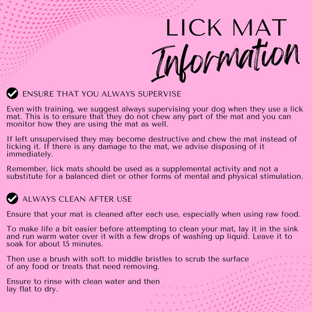 Lick Enrichment Mat: Lilac