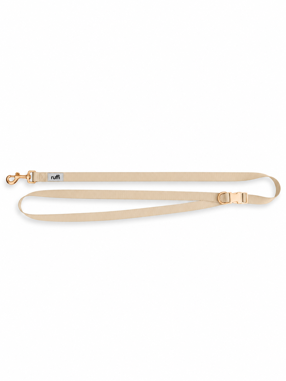 Hands-Free Woven Leash - Cream