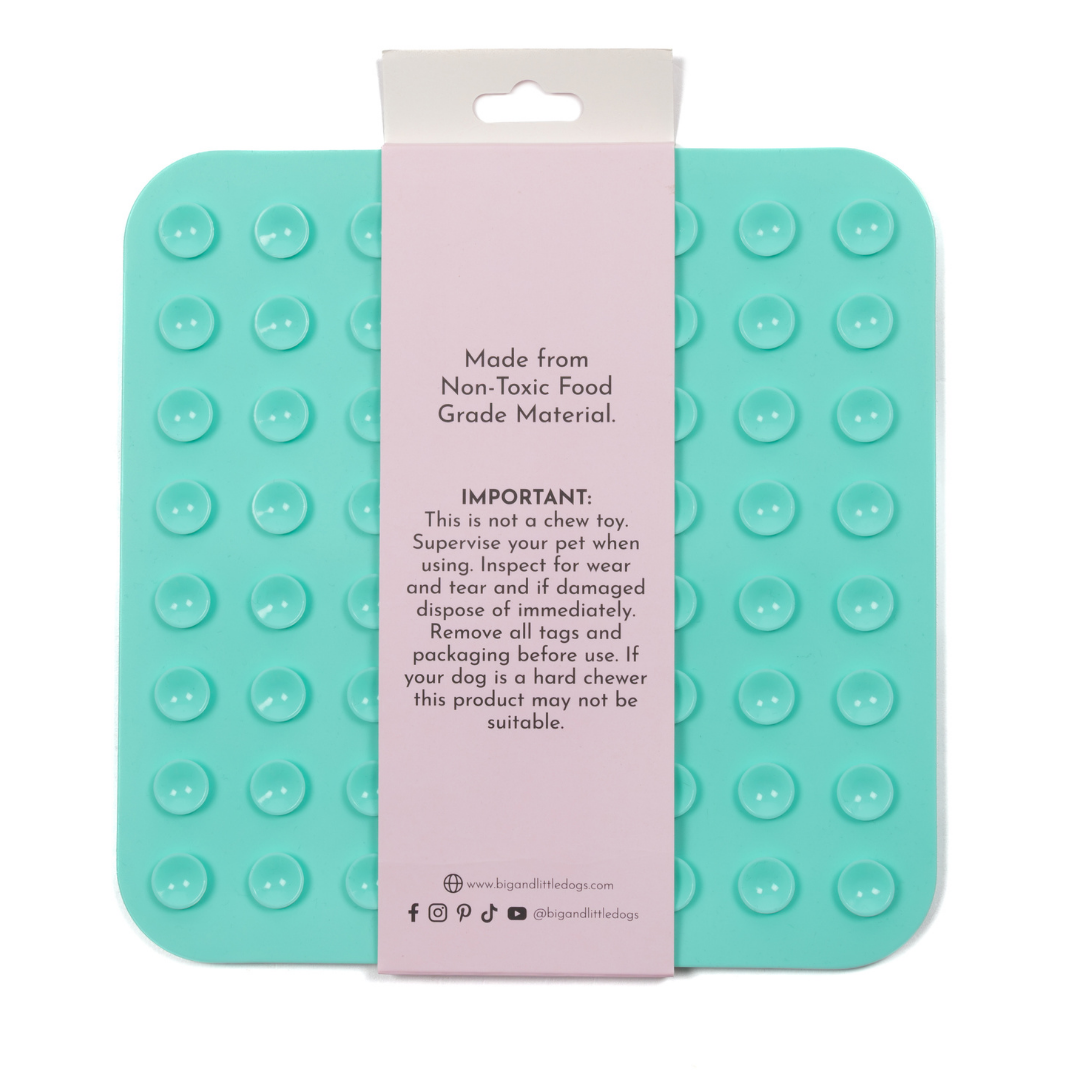 Lick Enrichment Mat: Teal