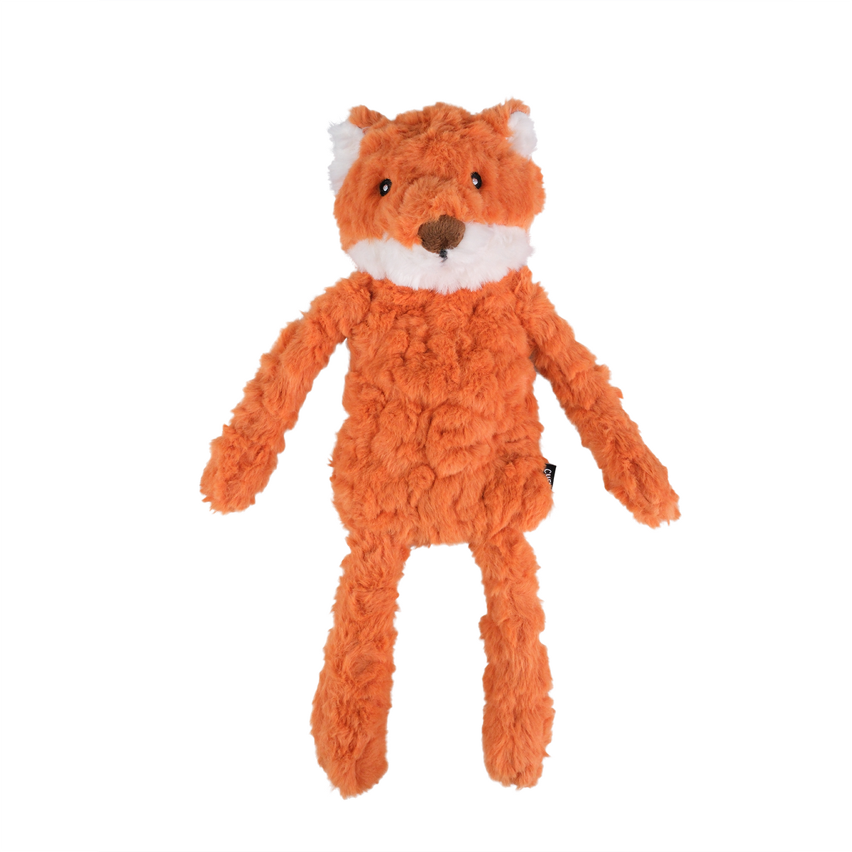 CHEWFFON Fox Puzzle Plush Dog Toy – Squeaky, Crinkle & Treat