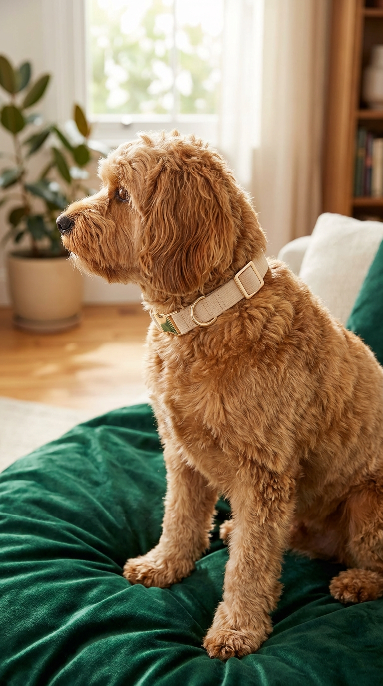 Ultra Soft Dog Collar - Corduroy - Medium