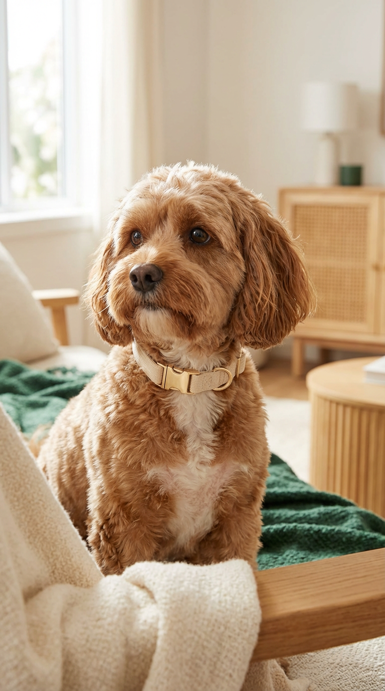 Ultra Soft Dog Collar - Corduroy - Medium