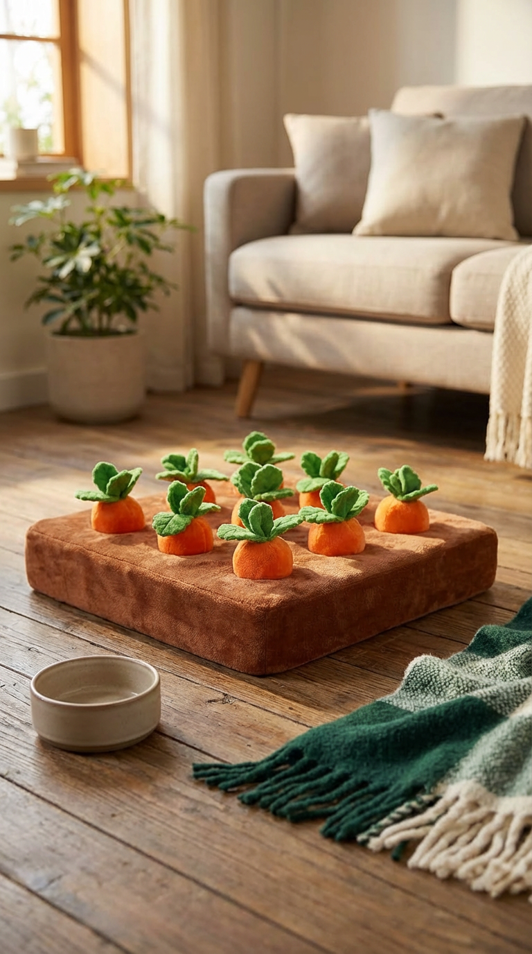 Carrot Snuffle Mat for Dogs