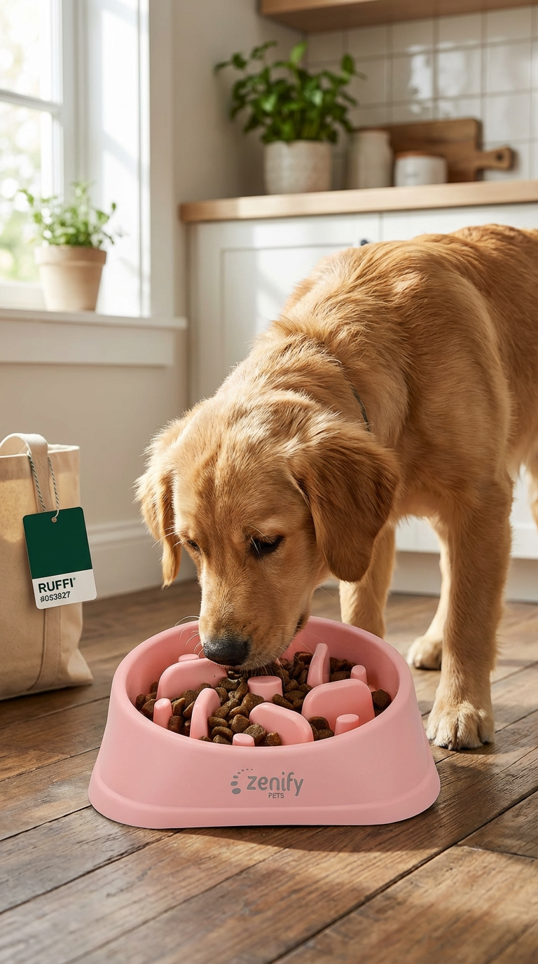 Slow Feeder Dog Bowl