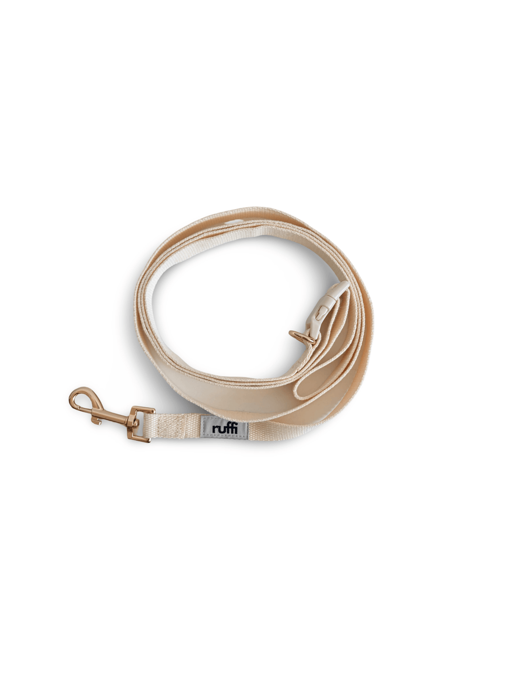 Hands-Free Woven Leash - Cream