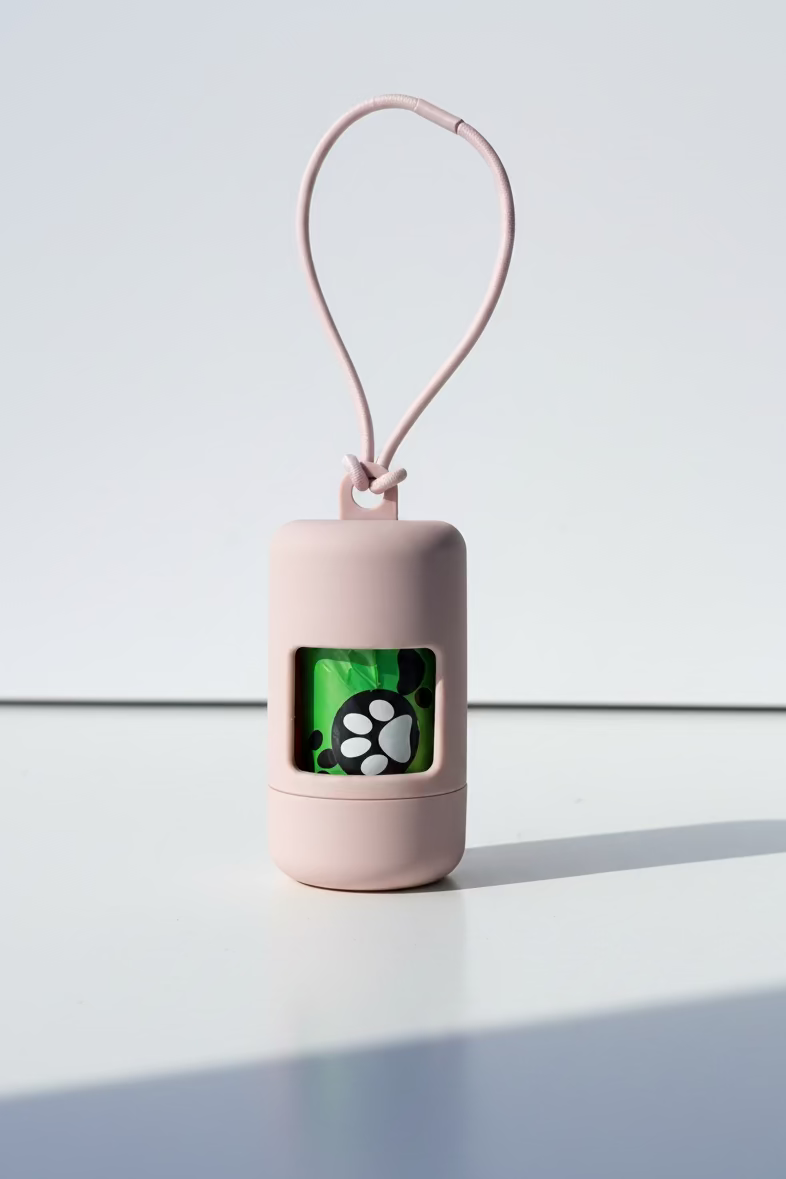 Ruffi Poop Bag Holder Blush