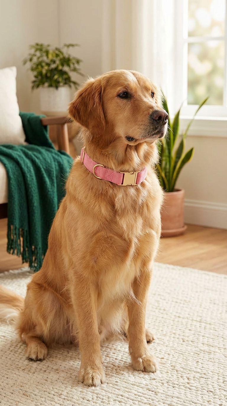 Ultra Soft Dog Collar - Corduroy Size Medium