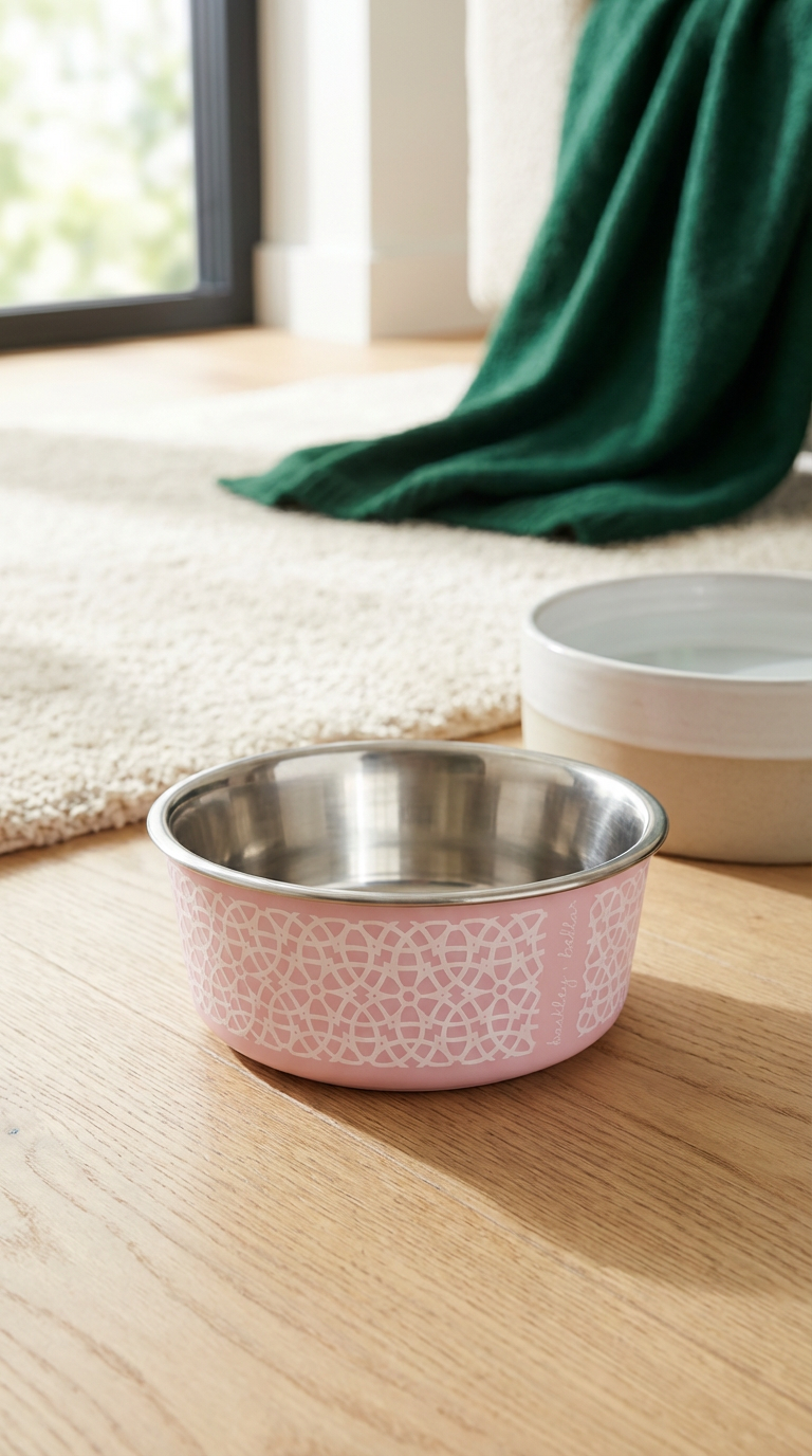 Stainless Steel Bella & Barkley Dog Bowl - Large