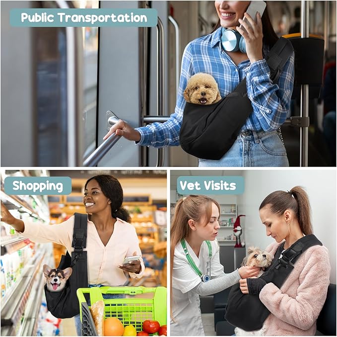 Dog Sling for Hands Free Carrying
