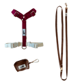 Harness Walk Set - Chocolate Brown