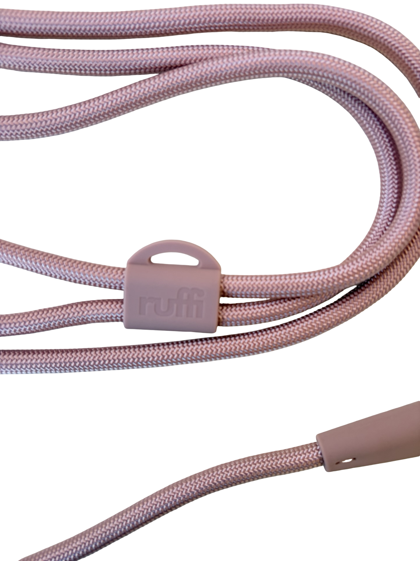 The Hands Free Rope Leash Blush