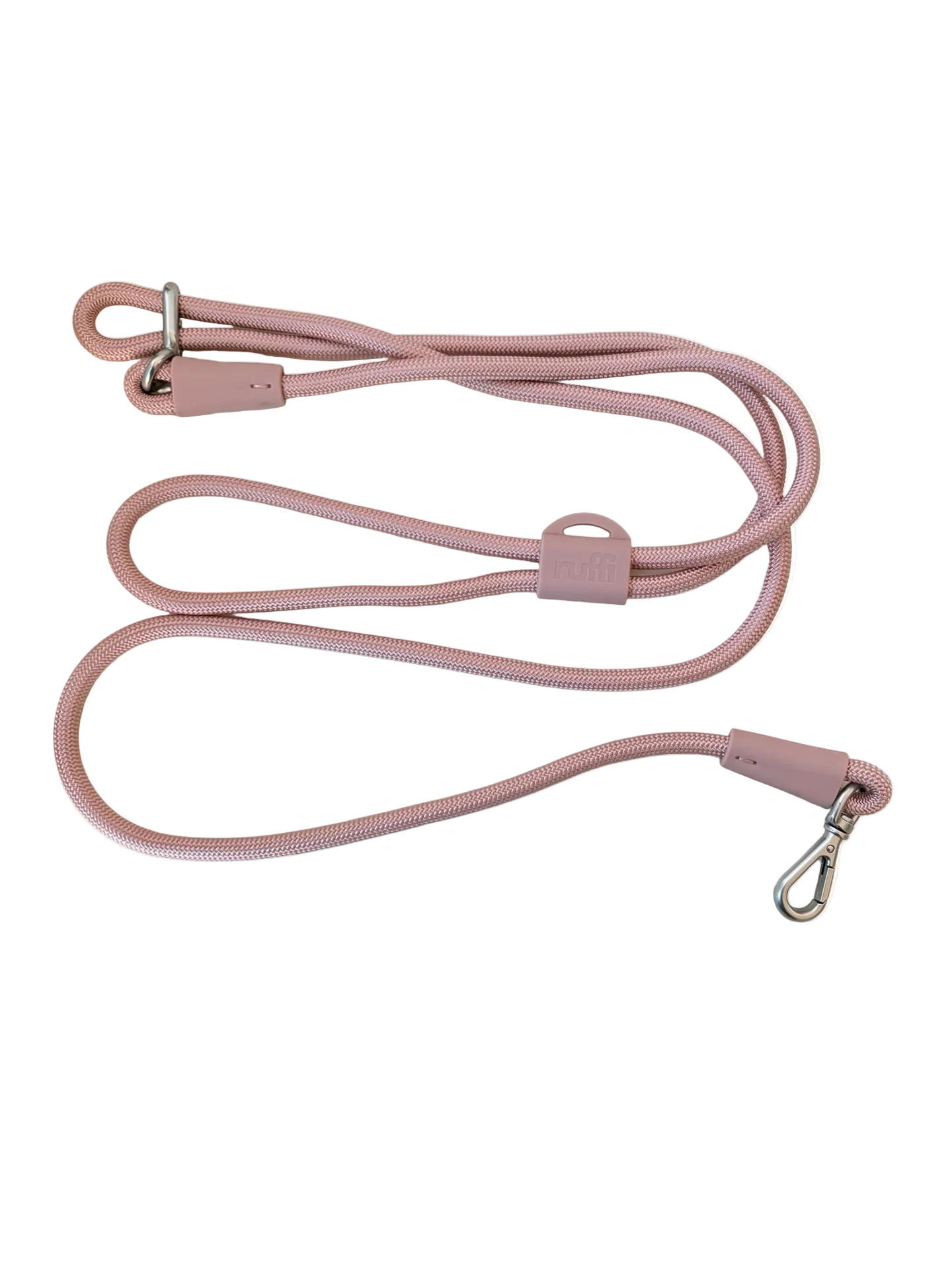 The Hands Free Rope Leash Blush