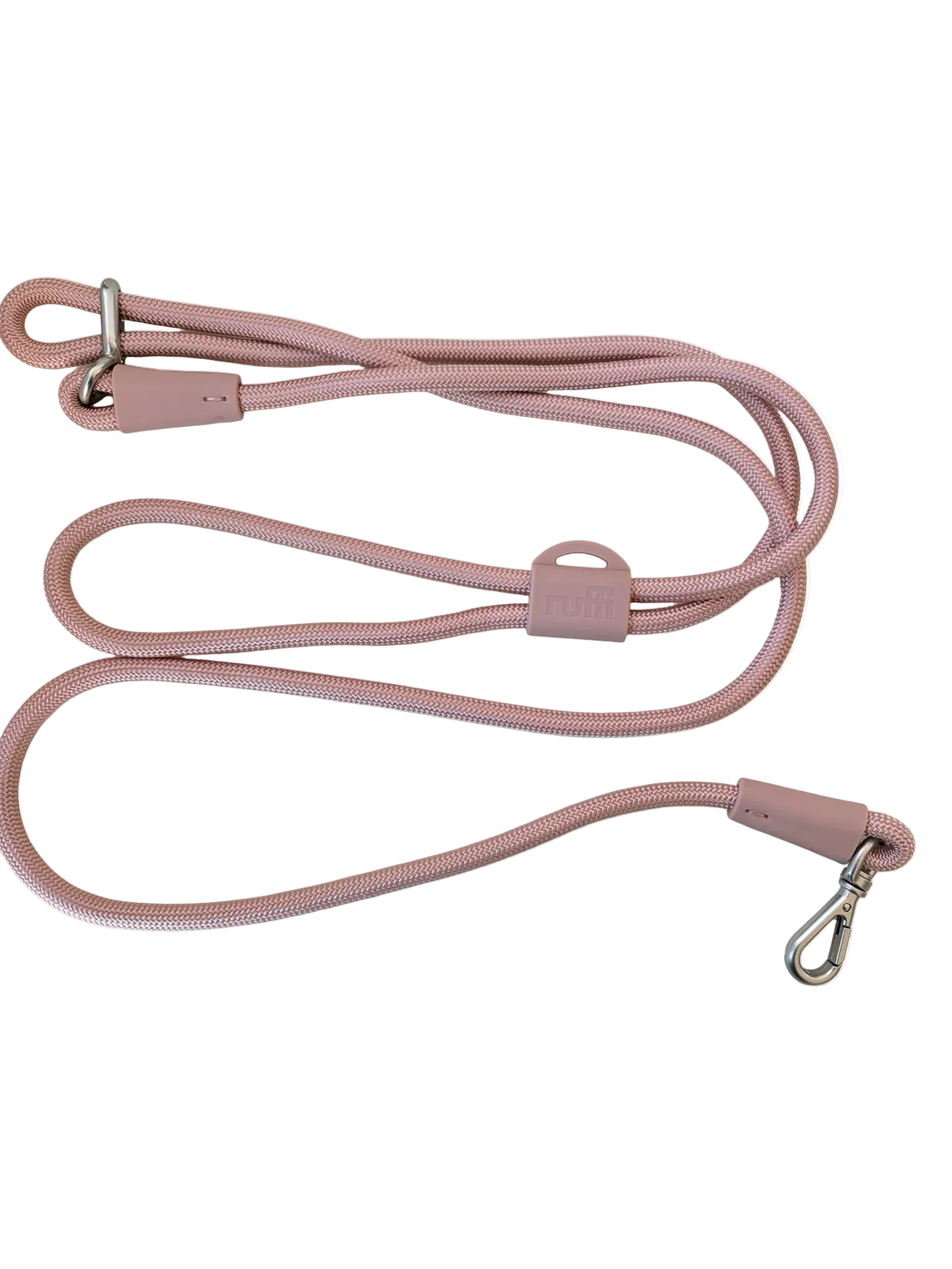 The Hands Free Rope Leash Blush