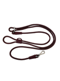 Hand Free Rope Leash Burgundy