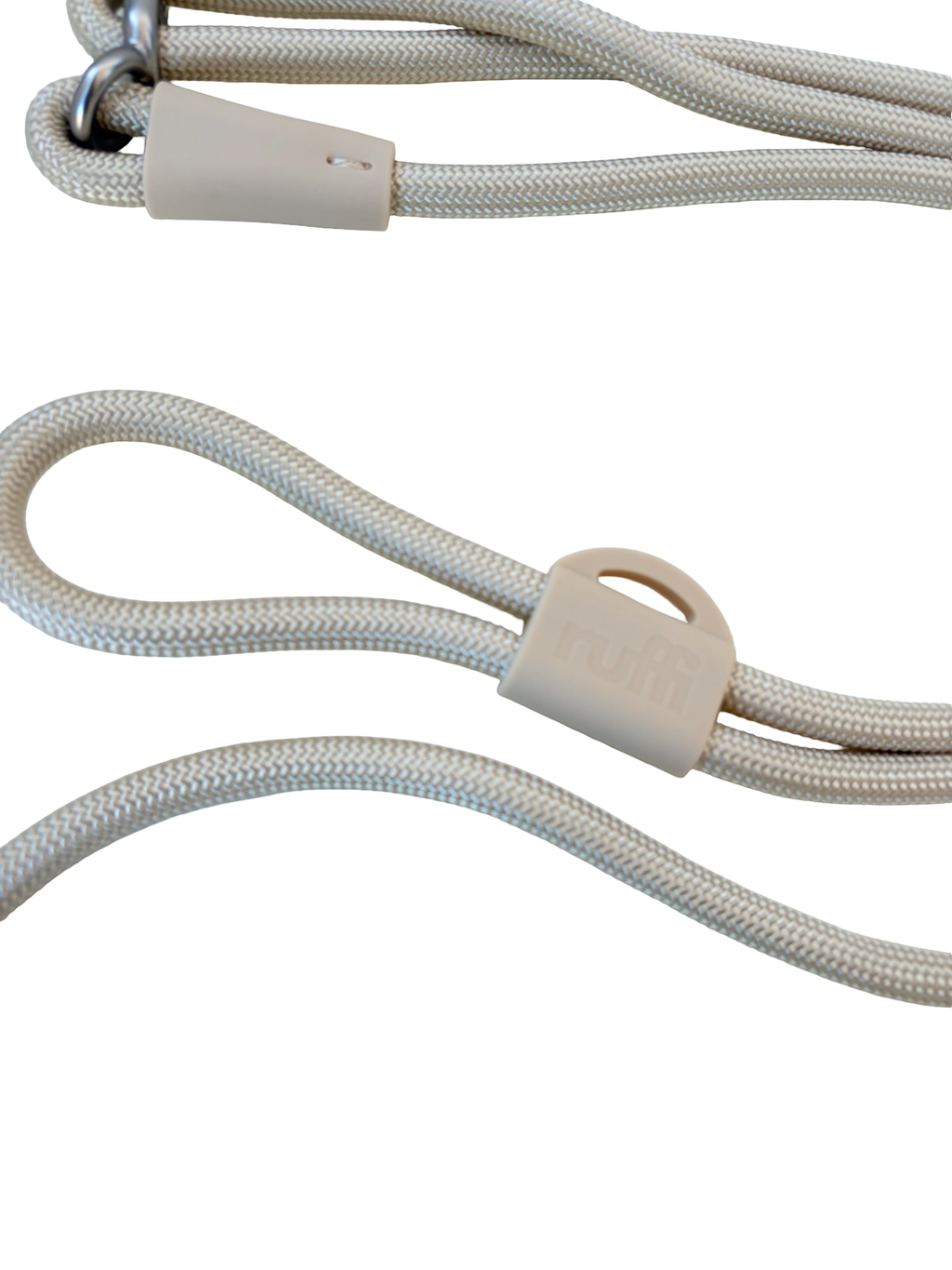 Hands Free Rope Leash Cream