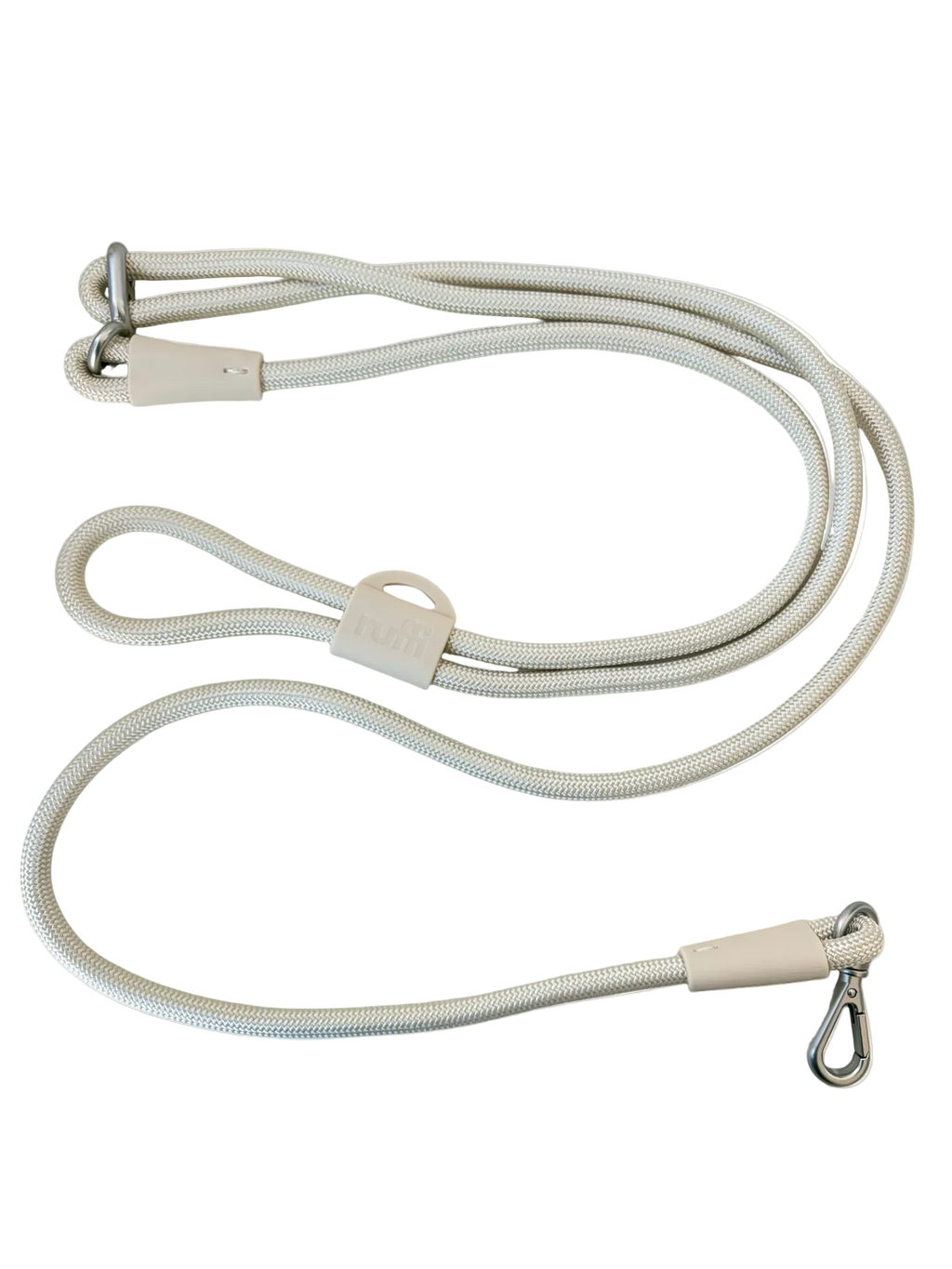 Hands Free Rope Leash Cream