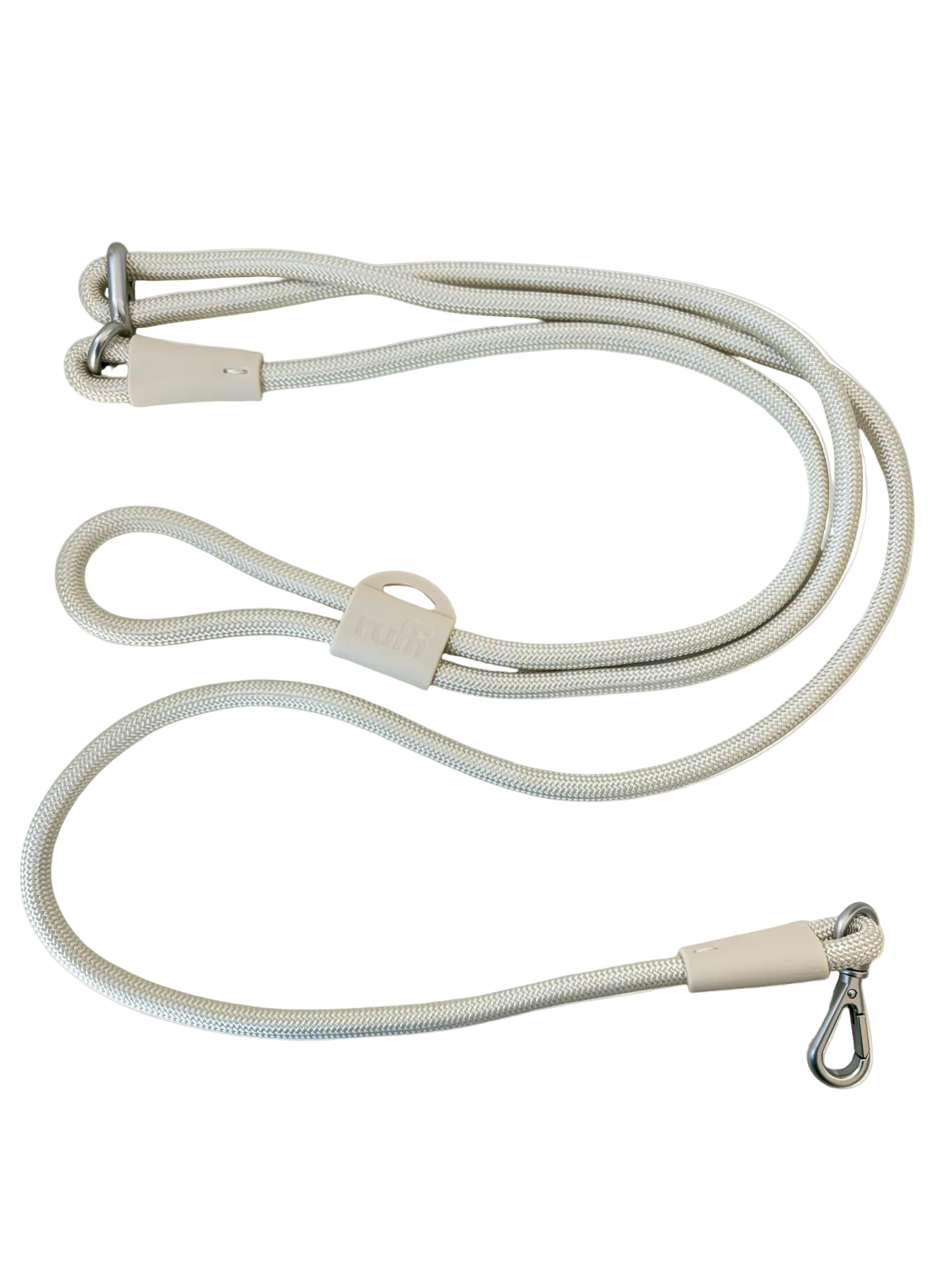 Hands Free Rope Leash Cream