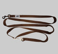 Hands Free Woven Leash - Chocolate