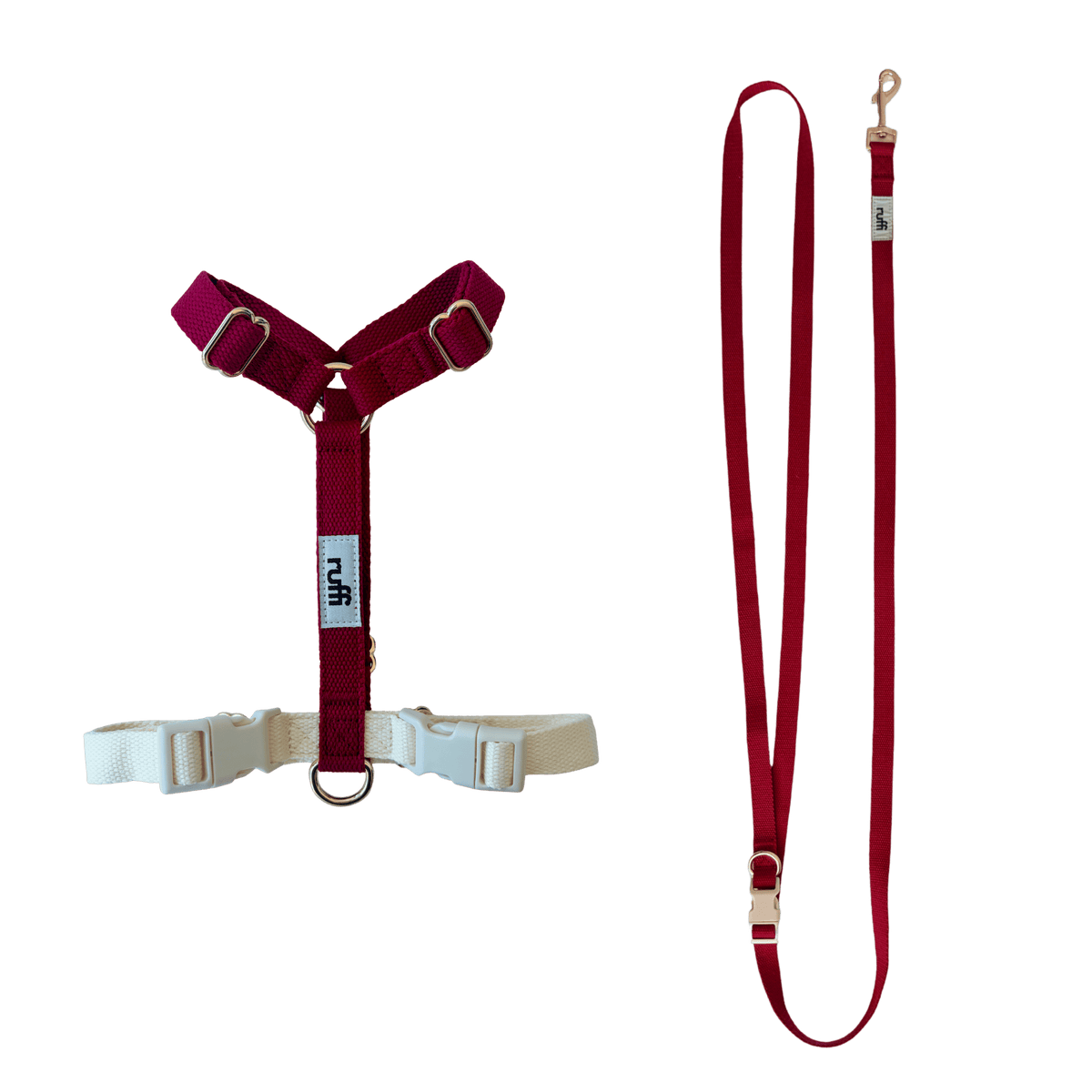 Harness and Leash Set - Berry