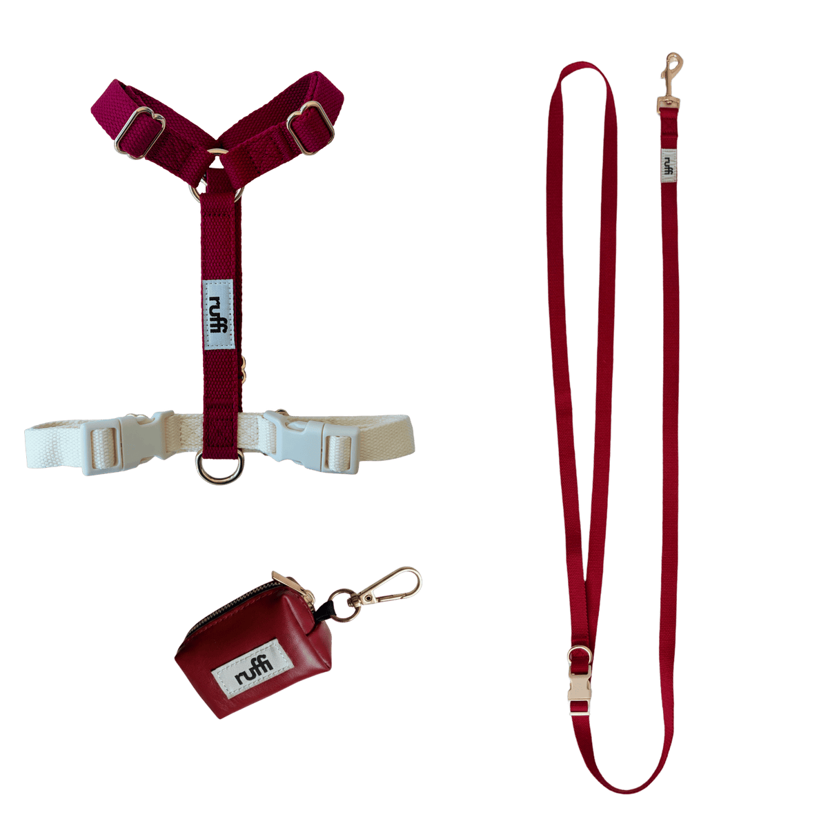 Harness Walk Set - Berry