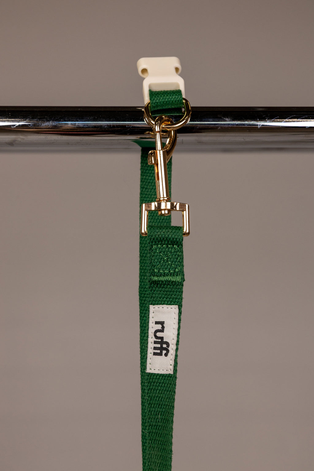 Hands Free Woven Leash - Forest Green