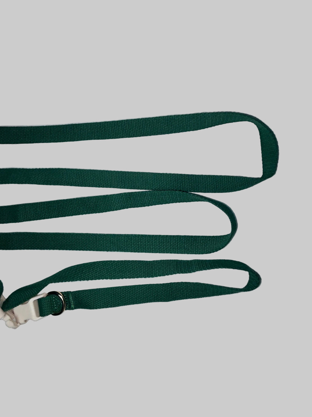Hands Free Woven Leash - Forest Green