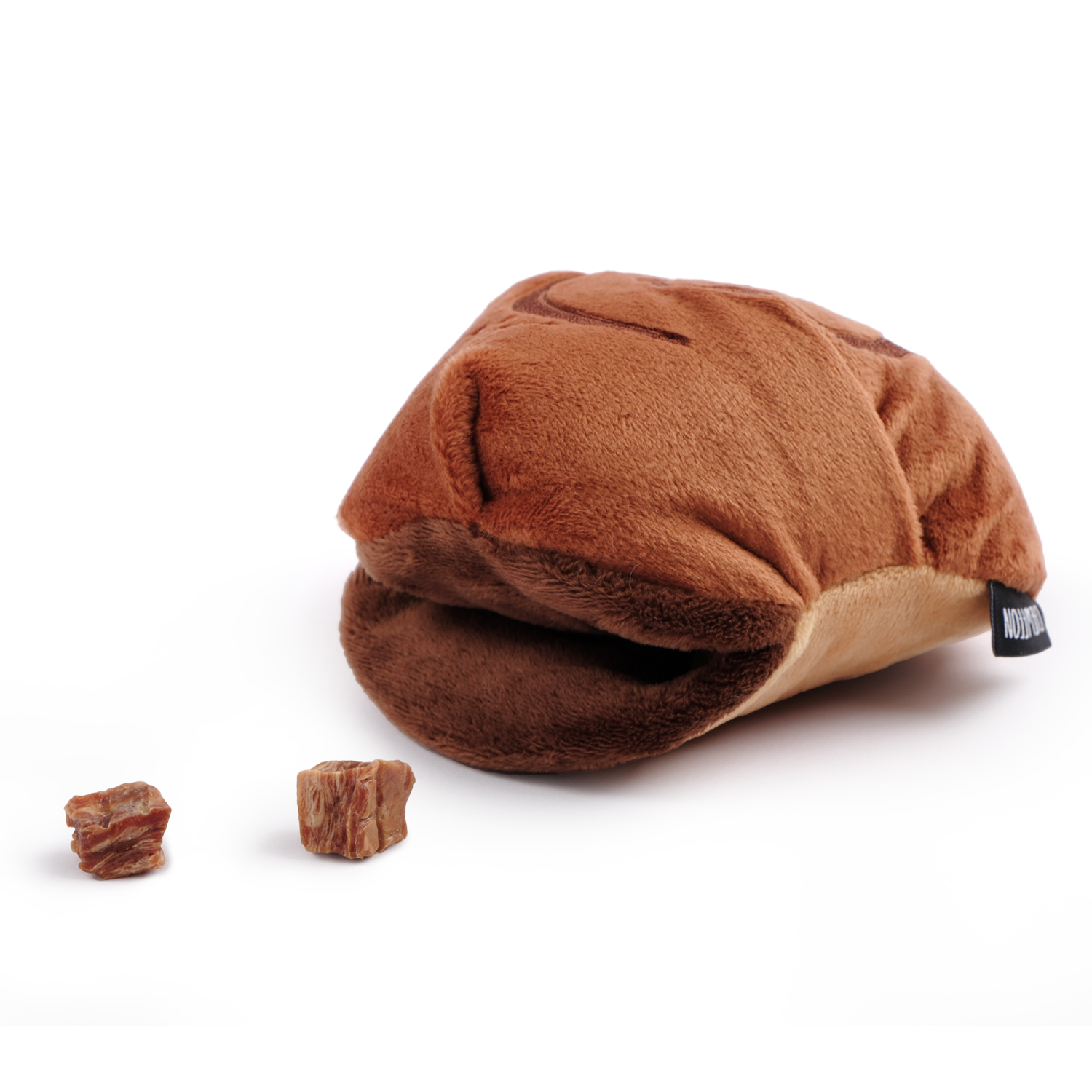 Cinnamon Roll Squeaky Snuffle Toy