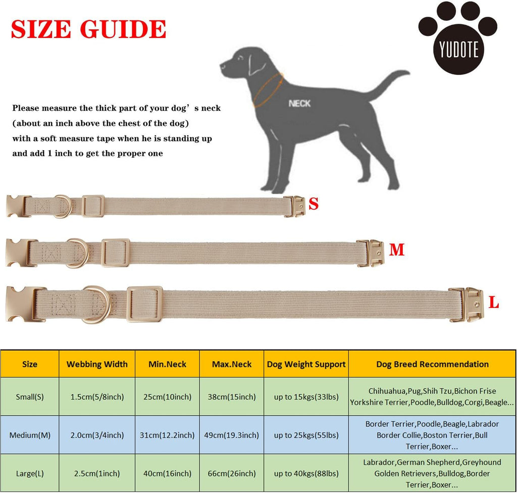 Ultra Soft Dog Collar - Corduroy - Medium