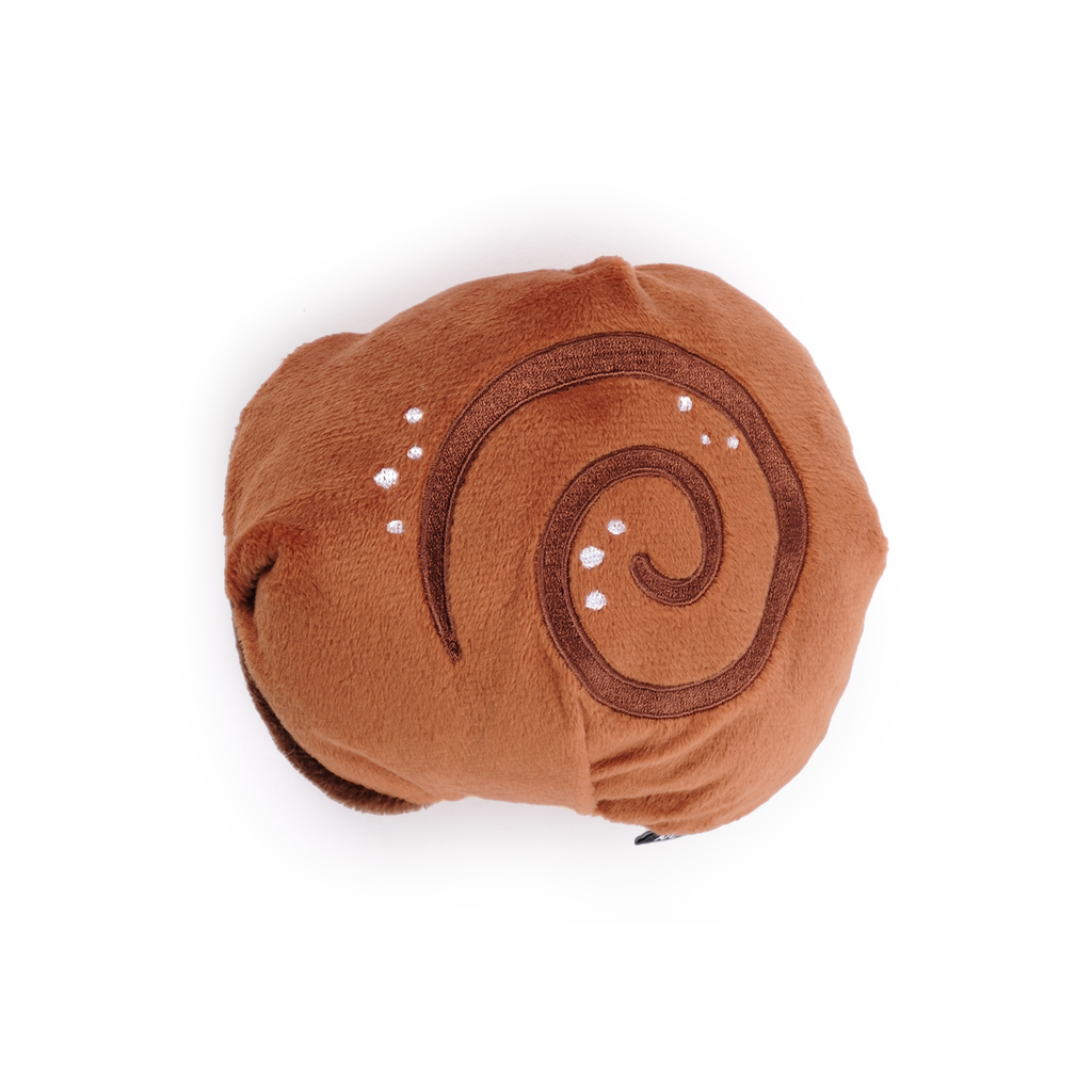Cinnamon Roll Squeaky Snuffle Toy