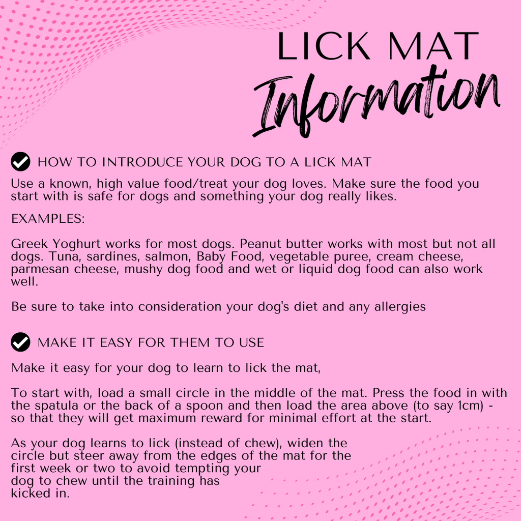 Lick Enrichment Mat: Lilac