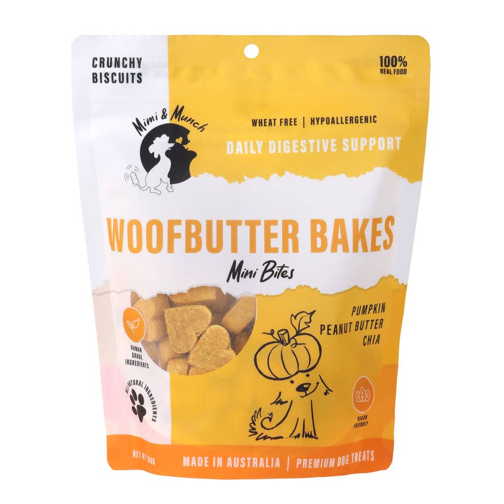Mimi & Munch Woofbutter Bakes Natural Dog Treats