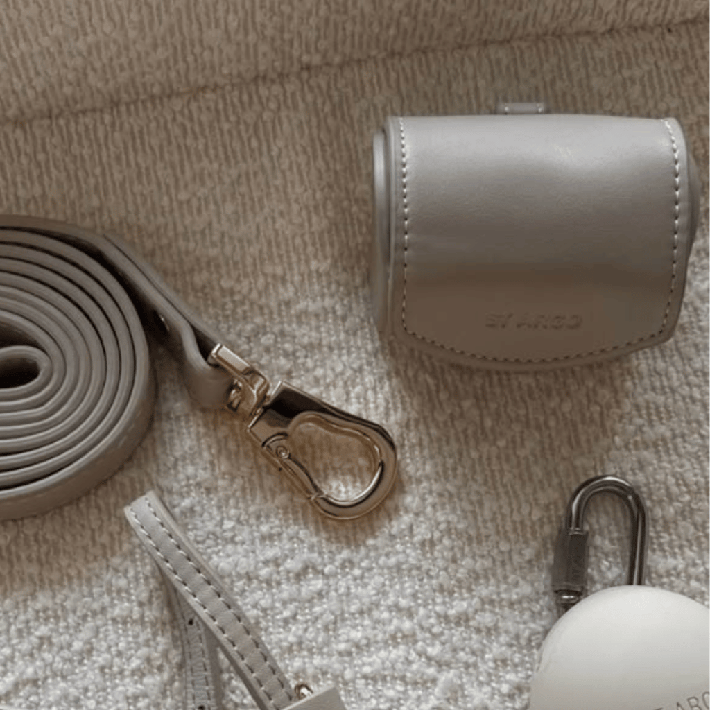 POOP BAG HOLDER - Cream